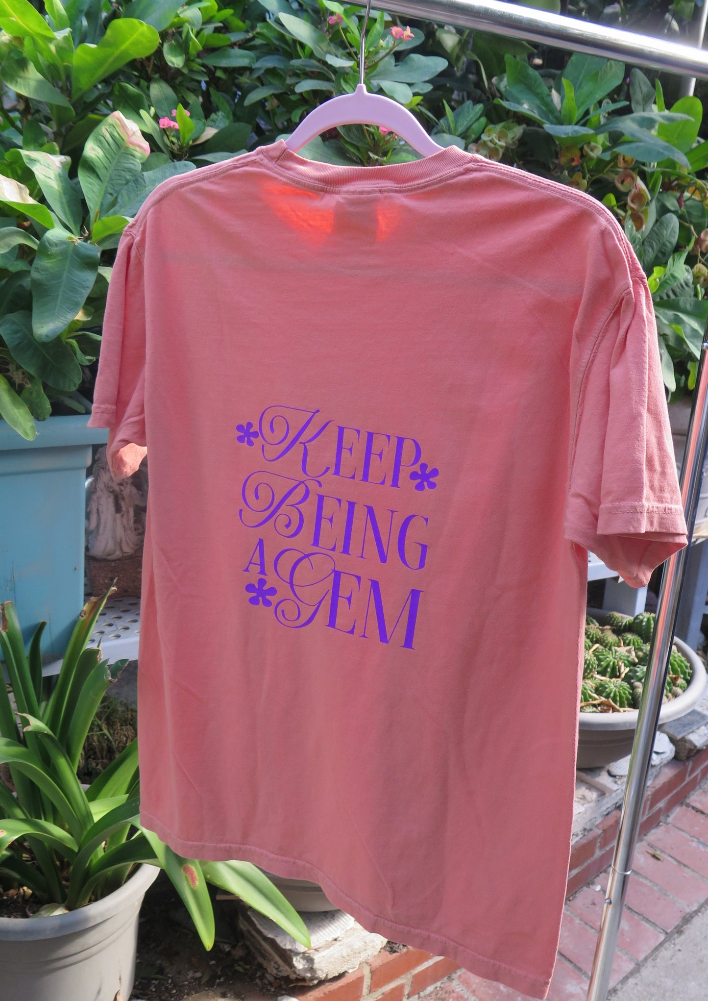 'Keep Being a Gem ' Terra-Cotta Tee