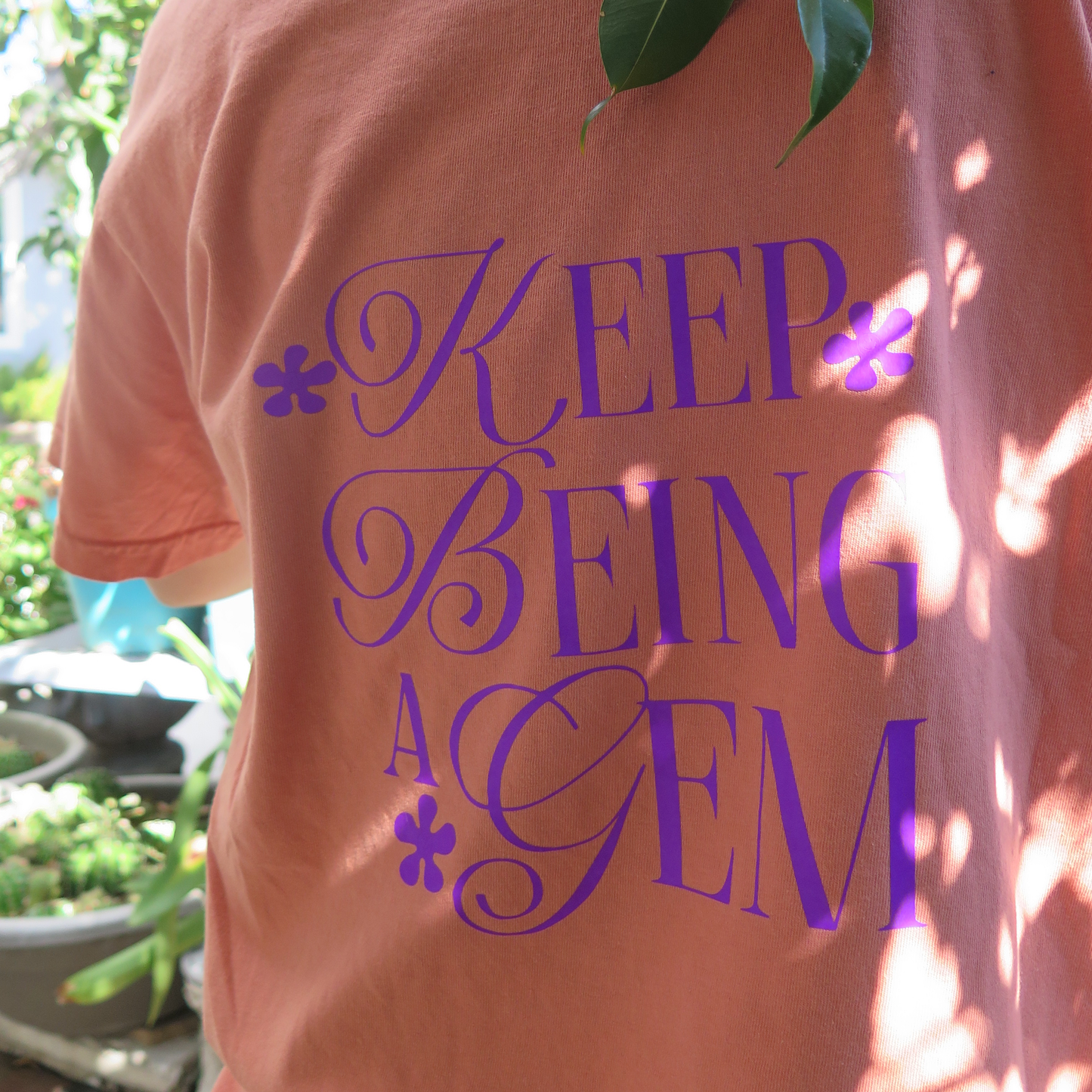 'Keep Being a Gem ' Terra-Cotta Tee