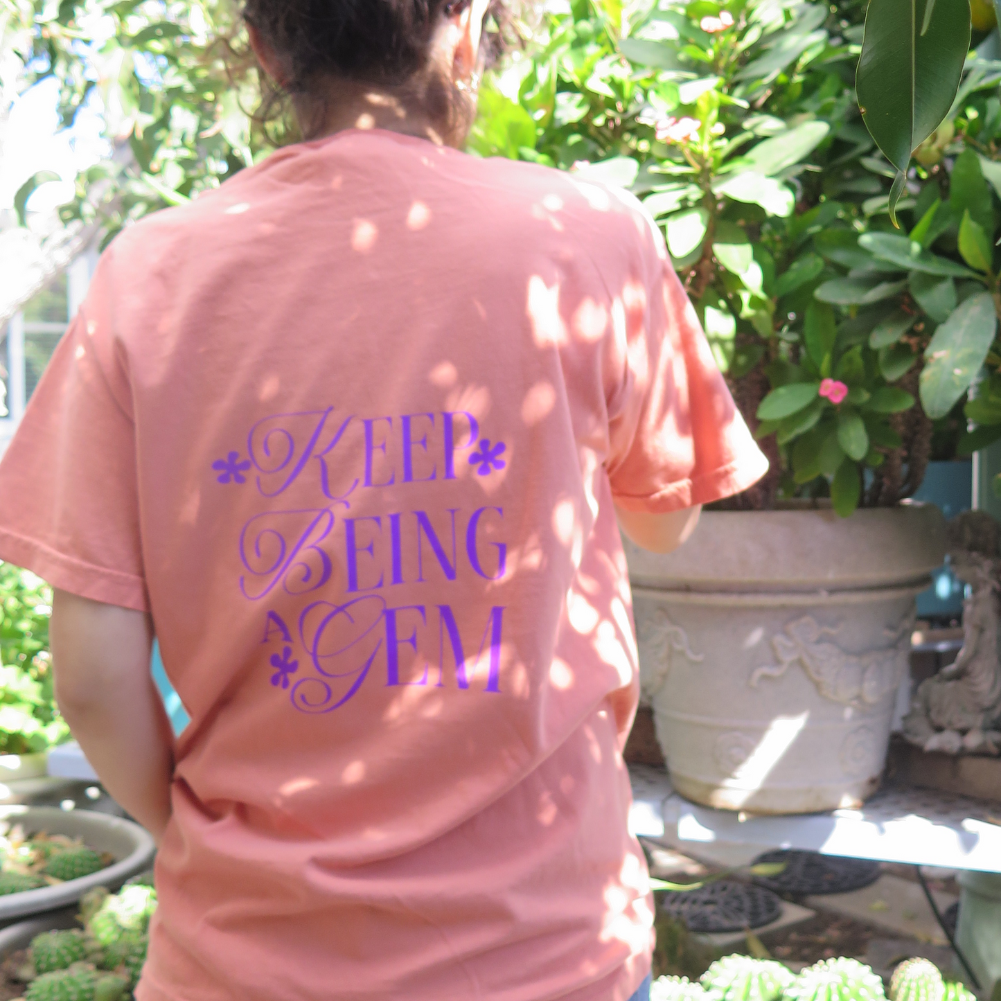 'Keep Being a Gem ' Terra-Cotta Tee